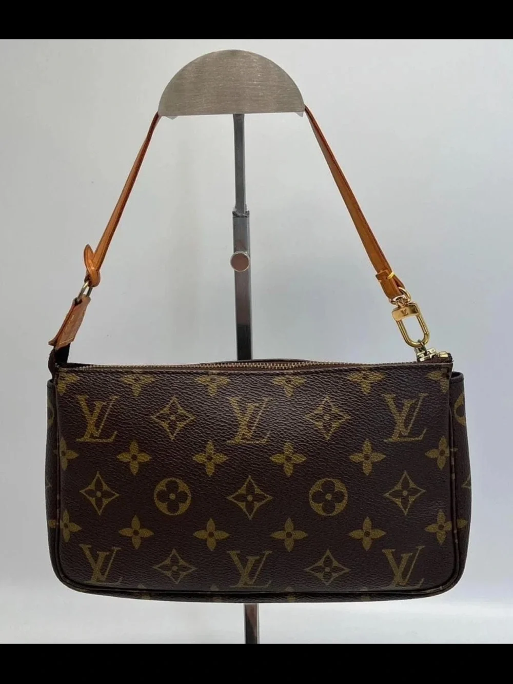 Louis Vuitton Brown Monogram Canvas Pochette Accessoires Shoulder Bag